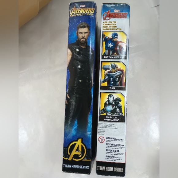 Avengers Bundle Marvel Titan Hero  12” Thor and Iron Man Figures New In Box - Picture 4 of 6